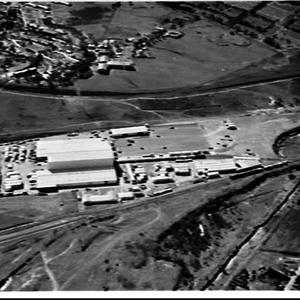 Aerial photograph of Overseas Containers (OCL) depot, C...