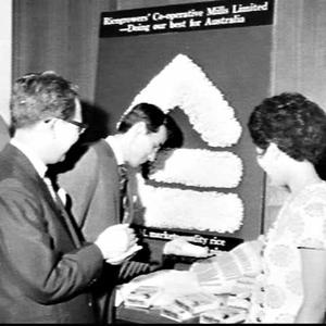 Ricegrowers' Co-operative Mills display of export of ri...