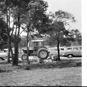 Ford tractor photographed at Warragamba Lion Park
