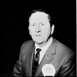 Portrait of Bob Cherry of J.I. Case, manufacturers of e...