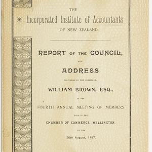 Report of the Council and address delivered by the Pres...