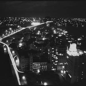 City by night, April 1946 / photographed by Alec Iverso...
