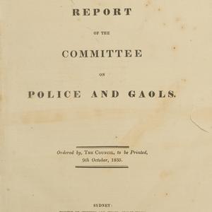 New South Wales : final report of the Committee on Poli...