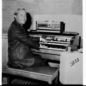 Organist and electric organ for the P. & O. liner Himal...
