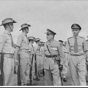 Anzac Day ceremony, 1958, at Riverview College