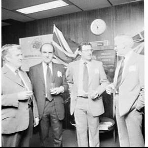 Reception and trade fair at the British Consulate, Sydn...