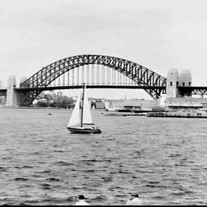 Sydney Harbour Bridge from Walsh Bay