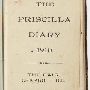 Item 02: Miles Franklin pocket diary, 1910