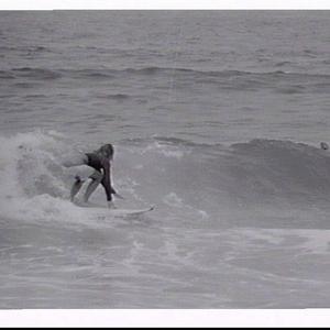 Winter surfboard riding, Manly and Bondi