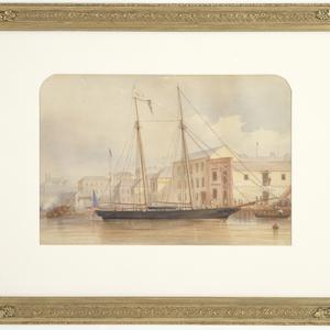 Circular Quay / watercolour by Frederick Garling