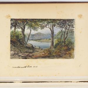 Album of watercolour sketches [of New South Wales], ca....